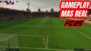 POR FIN GAMEPLAY REALISTA ACTUALIZACION 2 FC 25 [upl. by Oliva271]