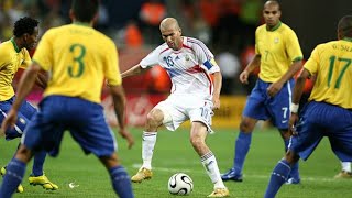 10 Out of 10 Performance  Zidane vs Brazil 2005 [upl. by Kcirdneked]