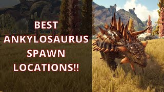 ARK Fjordur  Ankylosaurus Spawn Locations [upl. by Airel]