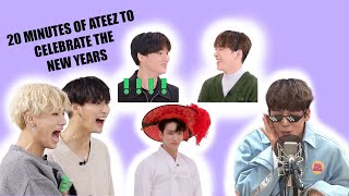 20 MINUTES OF ATEEZ MOMENTS TO CELEBRATE THE NEW YEARS [upl. by Feriga122]