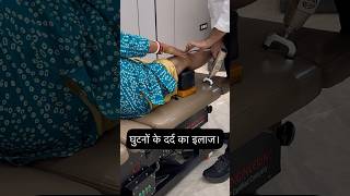 Knee pain chiropractic treatment by dr harish grover feed ytshort feed trend [upl. by Adialeda375]