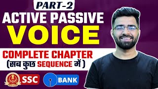 Part 2 Active Passive Voice  Complete Chapter  English Grammar For SSC amp Bank  Tarun Grover [upl. by Evelyn]