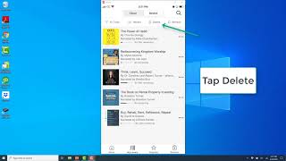 Delete a downloaded Audible audiobook from your iPhone [upl. by Geddes]