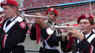 OSUMB Trumpet Cheers in 36A OSU vs W Mich 9 26 2015 [upl. by Wyck]