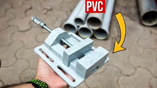 Ingenious DIY Constructing a Durable Vice from PVC Pipe [upl. by Nnayar]