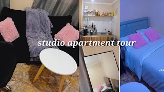 MY BEDSITTER HOUSE TOURstudio apartment tour livingalone studioapartment [upl. by Prissie]