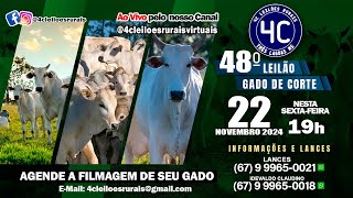 48º 𝐋𝐄𝐈𝐋𝐀̃𝐎 𝐃𝐄 𝐆𝐀𝐃𝐎 𝐃𝐄 𝐂𝐎𝐑𝐓𝐄 🐂🐃🐮 22 de NOVEMBRO de 2024 [upl. by Trahern266]