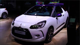 Citroen DS 3 Cabrio 2015 In detail review walkaround Interior Exterior [upl. by Lanita384]