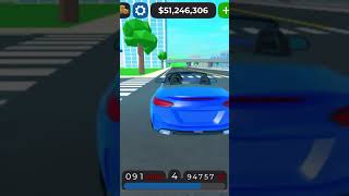 BMW Z4 Car Dealership Tycoon Street Drag race total 8199s speed 15533 mph [upl. by Eldoria]