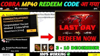 FREE FIRE REDEEM CODE TODAY 8 DECEMBER REDEEM CODE FREE FIRE  FF REDEEM CODE TODAY 8 DECEMBER [upl. by Indyc878]