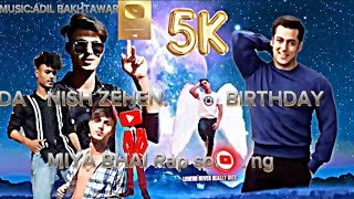 DANISH ZEHEN 😭😭🙏BIRTHDAYMIYA BHAI Rap songMUSICADIL realfoolssurajroxfunnyvibeo shorts dosti [upl. by Sukhum]