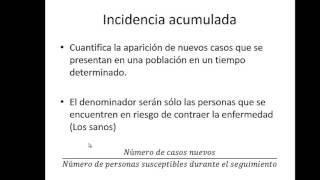 STATA 12 Incidencia prevalencia y tasa de incidencia [upl. by Ecital]