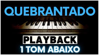 QUEBRANTADO  PLAYBACK Vineyard 1 TOM ABAIXO quebrantado vineyard playbackgospel contralto [upl. by Cally]