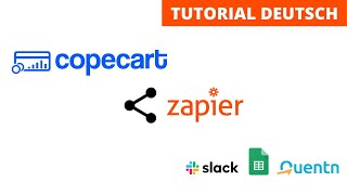 Copecart mit Zapier verbinden [upl. by Firestone764]