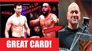 UFC 310 CARD ANNOUNCED Belal Muhammad VS Shavkat Rakhmonov [upl. by Sirovat]