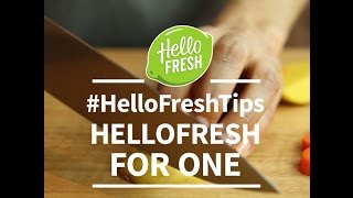 HelloFreshTips  How to use HelloFresh for one [upl. by Landis289]