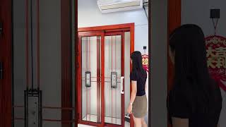 Wooden sliding and hinging tow frame door slidingdoor door shorts [upl. by Htaeh]