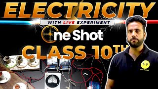 Electricity One Shot with Experiment  Class 10 Physics Board Exams With Ashu Sir  Science and Fun [upl. by Maloy]