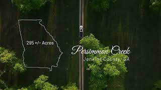 Persimmon Creek  295± Acres in Jenkins County GA [upl. by Sharon]