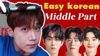 Easy 90s Korean Middle Part hair tutorial  Brute Choi [upl. by Schreck]