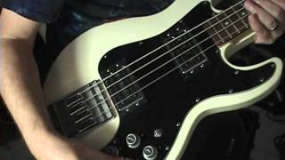 1981 Peavey T40 Bass Guitar Review By Scott Grove [upl. by Yerhcaz]