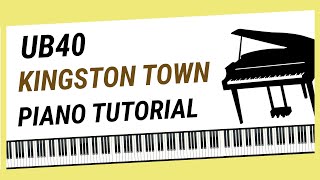 How To Play quotKingston Townquot  Piano Tutorial UB40 [upl. by Claudy]