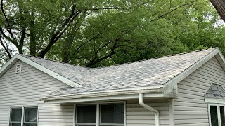 Craftsman Exterior Madison Before and after pictures of a Sierra Gray roof [upl. by Riccardo]