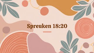 Week 42 Spreuken 1820 [upl. by Buyer]