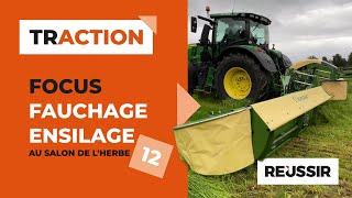 TRACTION 13 au salon de lherbe  Du fauchage à lensilage [upl. by Thilde]