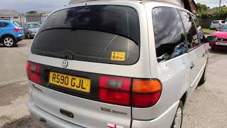 1998 VW SHARAN VR6 SYNCRO DAY CAMPER  CLWYD AUCTION CENTRE EWLOE [upl. by Nybor]