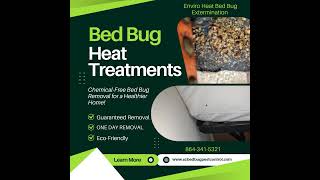 Bed Bug Heat Treatments Greenville SC bedbugscontrol bedbuginfestation bedbugservice [upl. by Yecniuq]