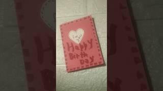 Diy greeting card for birthday diy youtubepartner greetingcard [upl. by Werner]