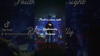 Truth in plain sight poetry youtubepoetry poems virtualspokenpoetry spokenword spokenpoetry [upl. by Sabah]