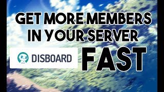 GROW YOUR DISCORD SERVER FAST  Disboard Bot Showcase [upl. by Eigna]