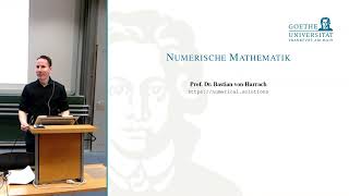 Num 29  Numerische Mathematik Einführung in die Numerik [upl. by Arman701]