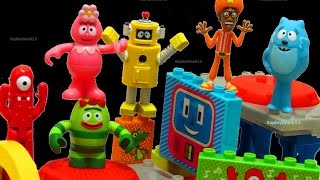 Yo Gabba Gabba DJ Lance Boombox Mega Bloks  Video 314 [upl. by Elleinnod989]