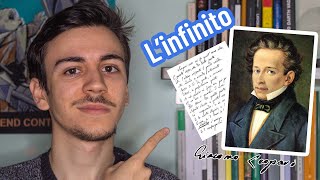 LInfinito di Giacomo Leopardi spiegazione e commento [upl. by Ayekram780]