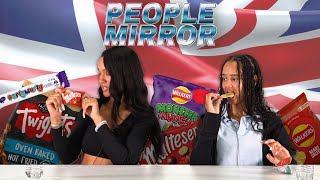 People trying British snacks and food for the first time [upl. by Stephania]