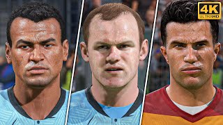 FIFA 22 ALL 105 ICON FACES in 4K Base Middle Prime  Rooney Cafu Ronaldo Zidane etc [upl. by Combes]