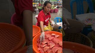 Amazing pomelo fruit peelling skills  Street Food Thailand [upl. by Ladnyc]