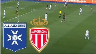 AJ Auxerre 05 AS Monaco Résumé du match  Ligue 1 20242025 [upl. by Ardath392]