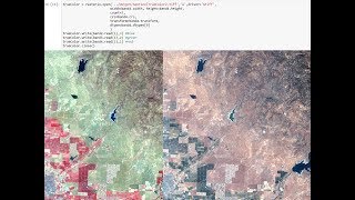 Sentinel2 images exploration and processing with Python and Rasterio  Tutorial [upl. by Yeslek]