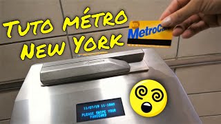 Comment bien prendre le métro à New York TUTO Achat MetroCard astuces plan travaux le WE [upl. by Pat]