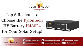 Top 6 Reasons to Choose the Pylontech HV Battery H48074 for Your Solar Setup lithiumionbattery [upl. by Negiam272]