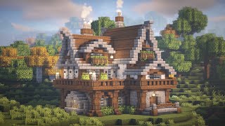 Minecraft  Como Fazer Uma Casa Medieval Incrível Para o Seu Survival 01 [upl. by Taber]