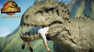 LIFE OF INDOMINUS REX  Jurassic World Evolution 2 4K [upl. by Lalise]