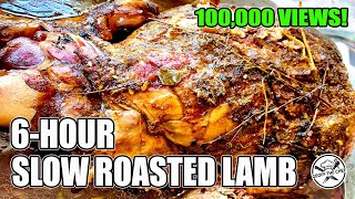 Ep 22 6hour Slow Roasted Leg of Lamb Kamado Joe Classic 2 [upl. by Aid609]