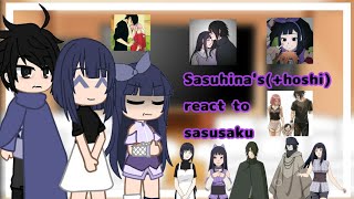 sasuhinashoshi react to sasusaku sasuhina sasusaku ♡Sakurachan♡ [upl. by Phillie183]