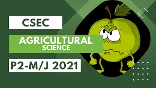 CSEC Agricultural Science Past Paper 2021 Q6 [upl. by Mellisent]