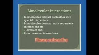 Biomolecular interactions [upl. by Nirej]